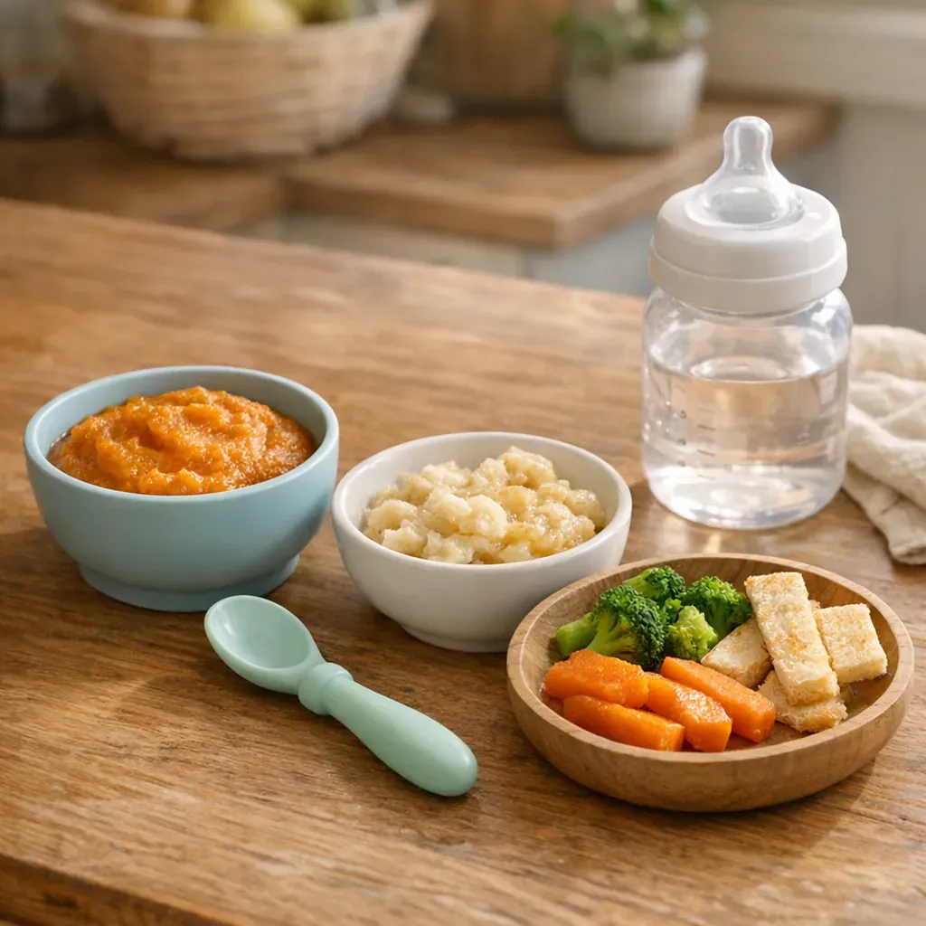 L’alimentation de bébé à 8 mois s’organise pas à pas