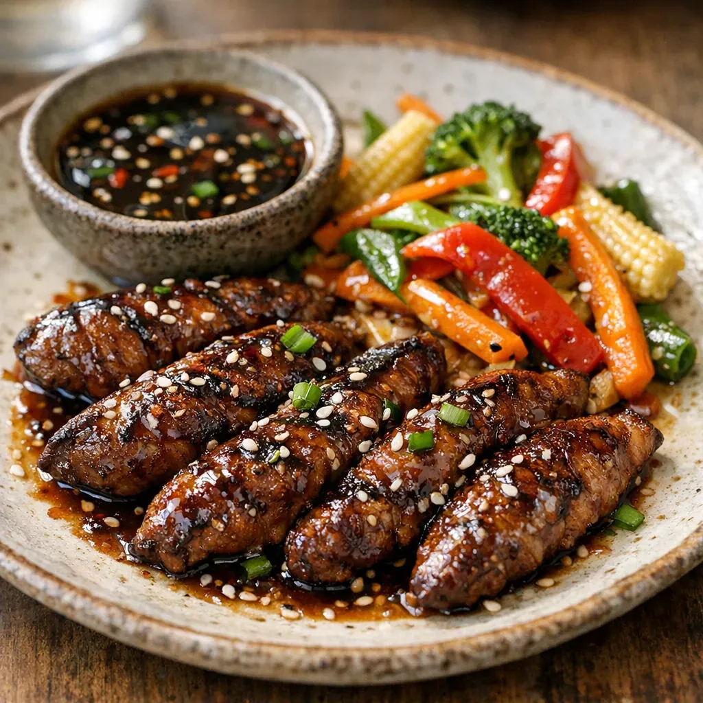 Cette recette d’Aiguillettes de canard marinées se fait vite