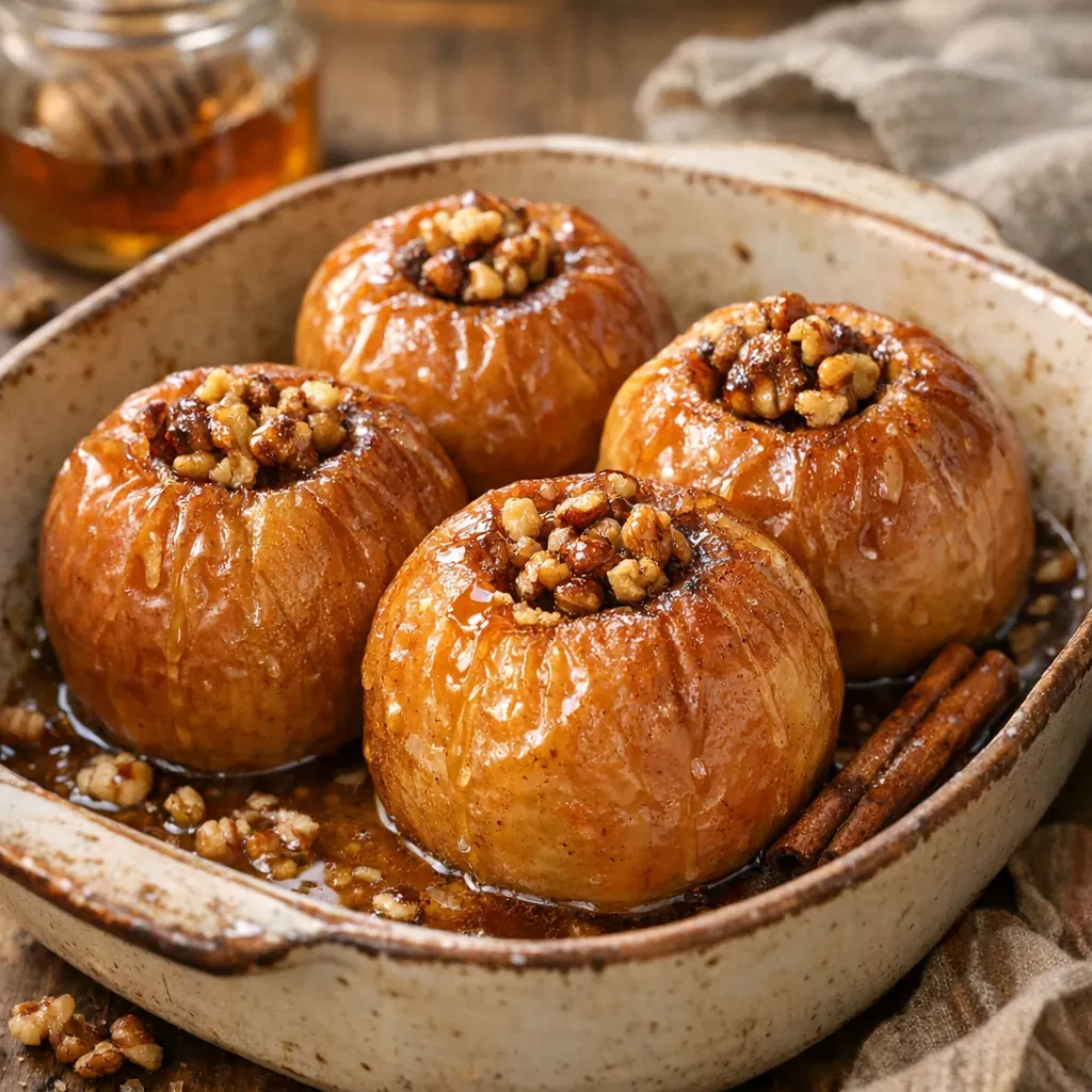 Cette Recette de Pommes au four à la cannelle reste fondante
