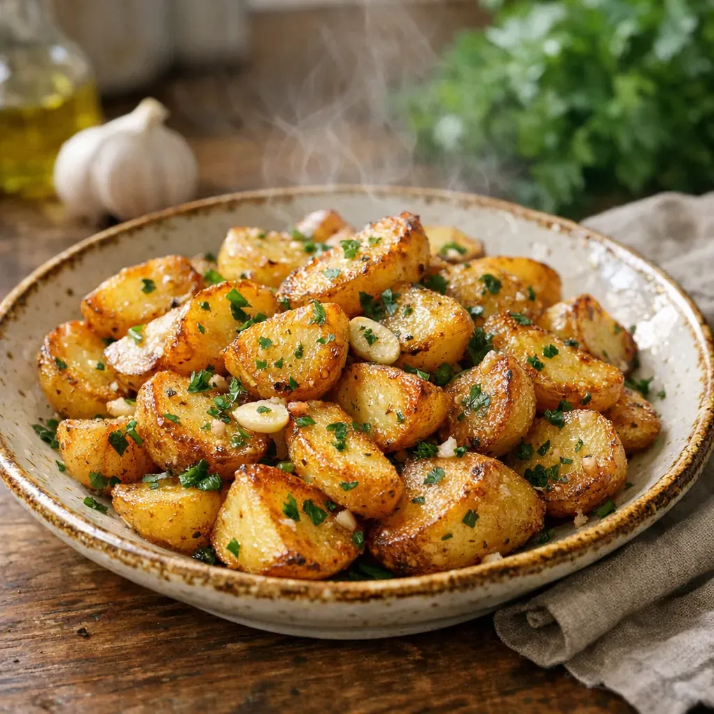 Cette Recette de Pommes de terre sautées reste croustillante