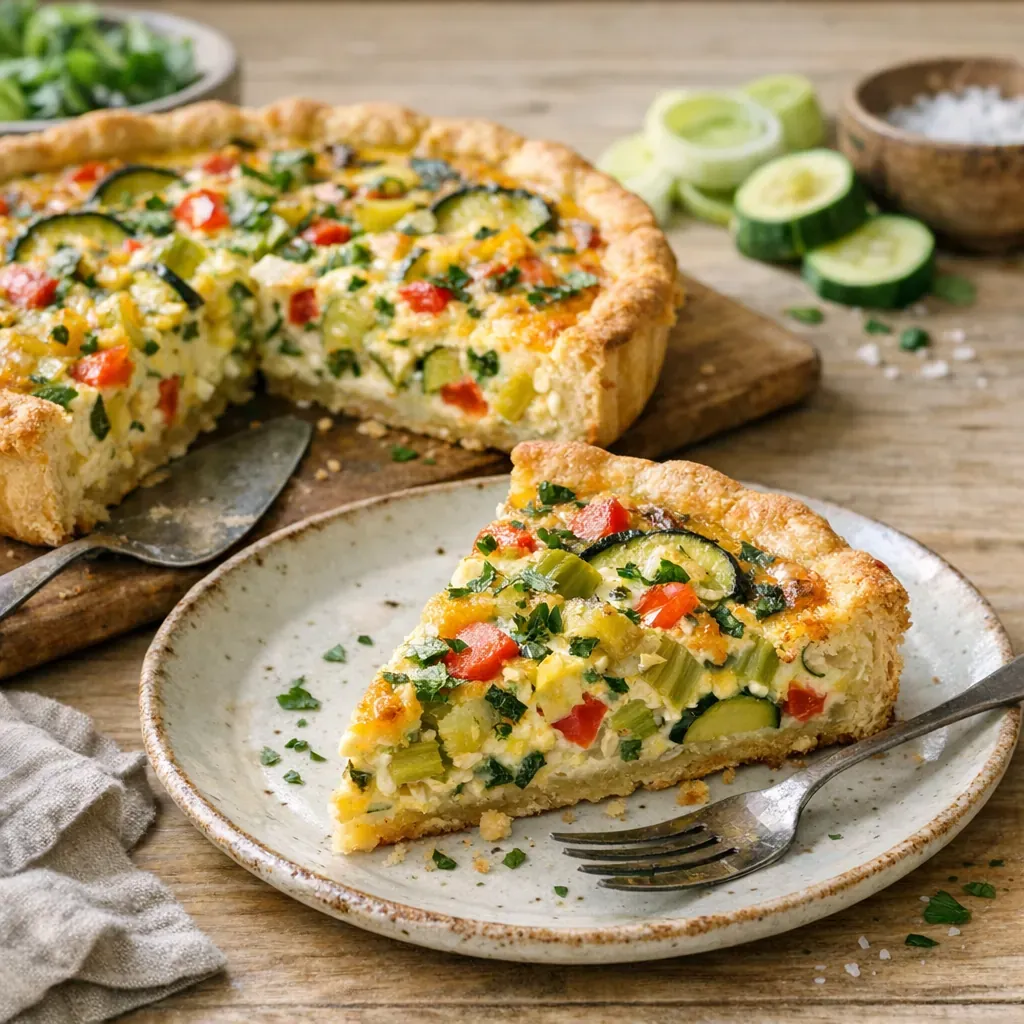 Cette Recette de Quiche aux légumes évite la pâte détrempée