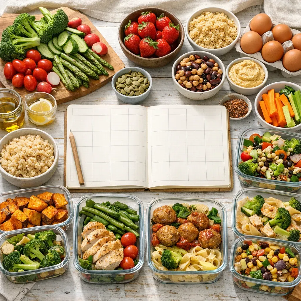 Des recettes équilibrées pour la semaine simplifient vos Menus