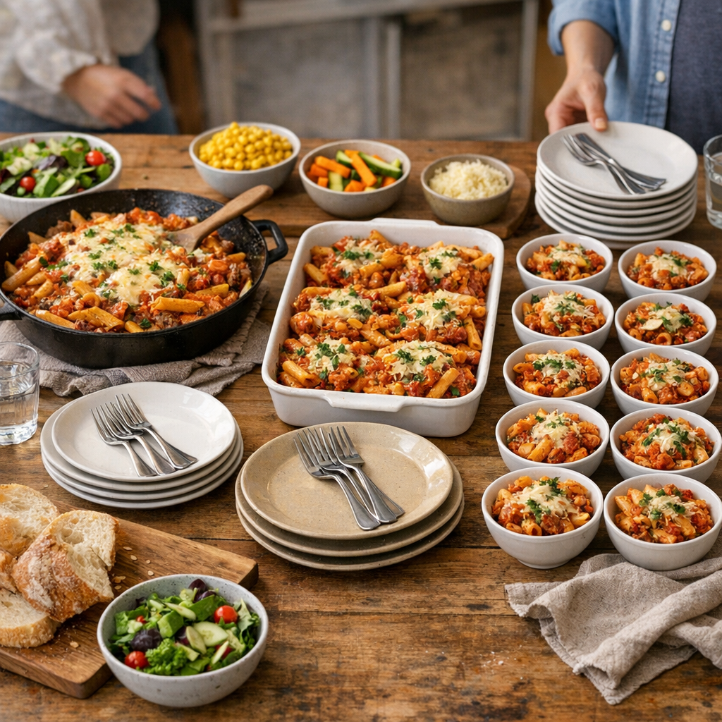 Menu 7 soirs à petit budget : quantités pour 4, 6 ou 10 personnes
