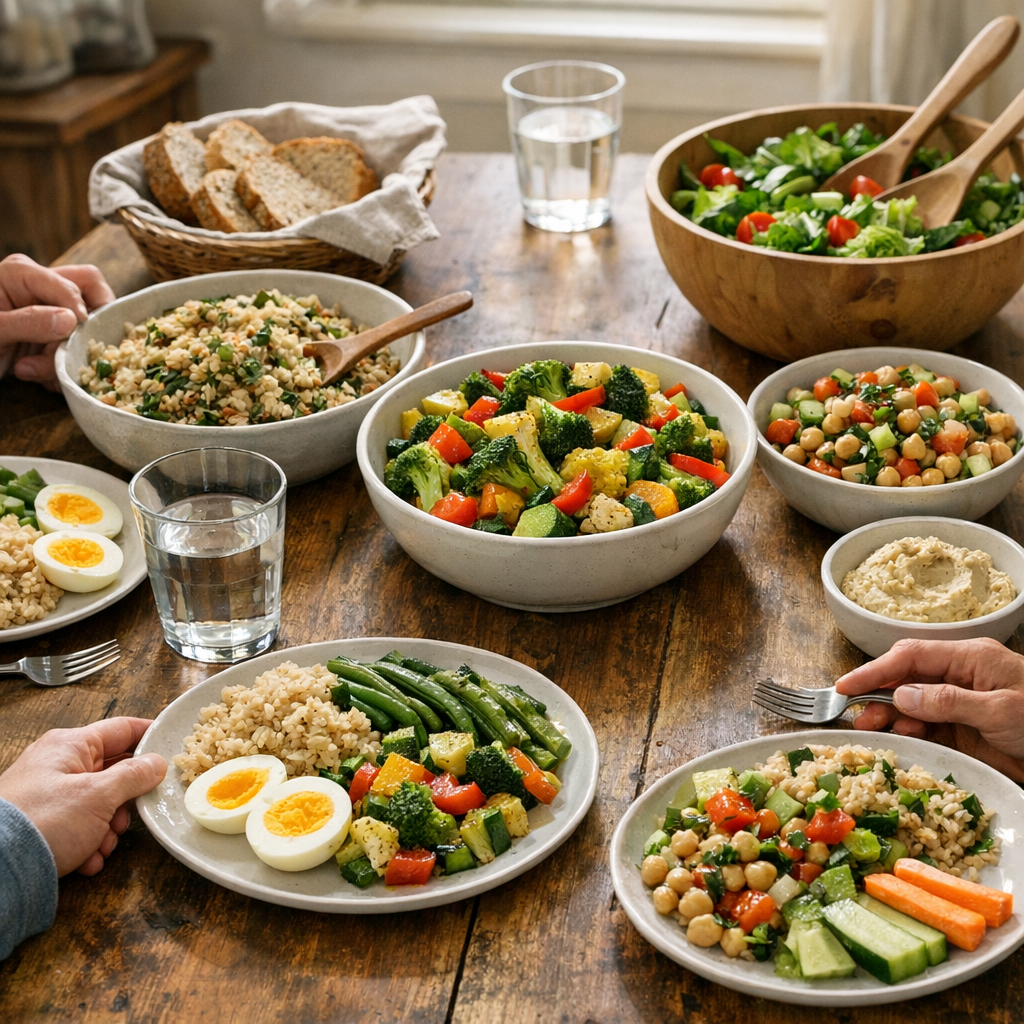 Comment préparer un repas de famille équilibré et simple ?