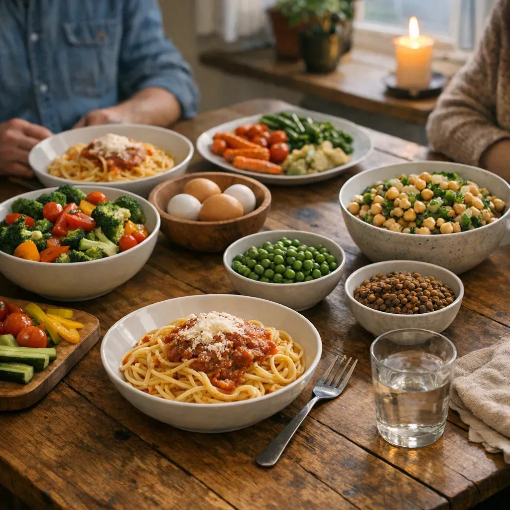 Un repas du soir familial rapide se prépare avec des conseils simples