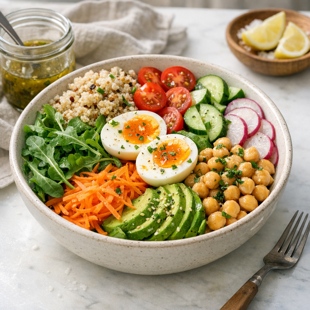 Une salade complète maison se réussit avec des conseils simples