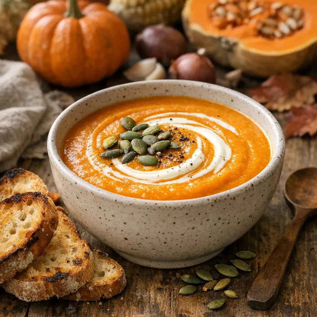 La Recette de Soupe de potirons qui reste bien veloutée